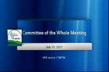 Committee of the Whole 07.20.2021